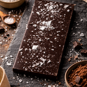 Luxe Chocolate Dark Chocolate Sea Salt Chocolate Bar | Box of 8